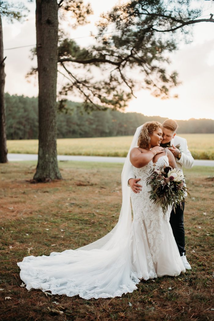 Bride wearing Fiona by Maggie Sottero