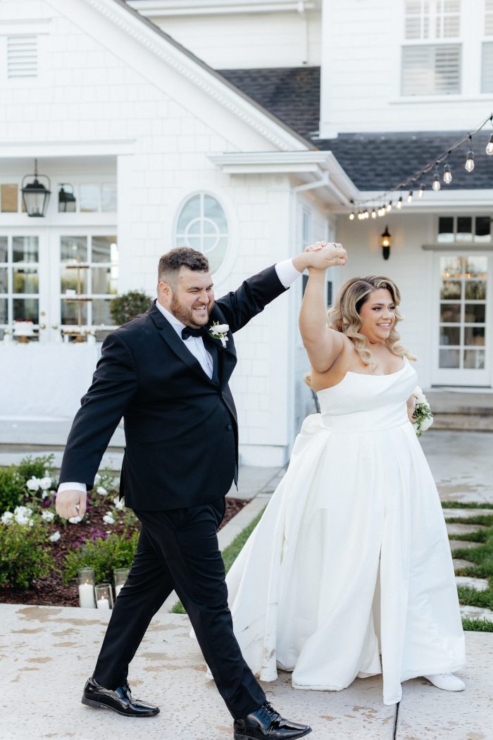 Bride wearing Aspen by Sottero and Midgley