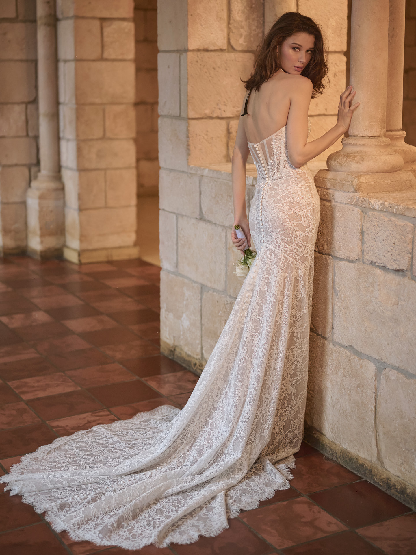 maggie sottero マーメイドドレス Mitchell Unique Strapless Mikado Mermaid Wedding Gown