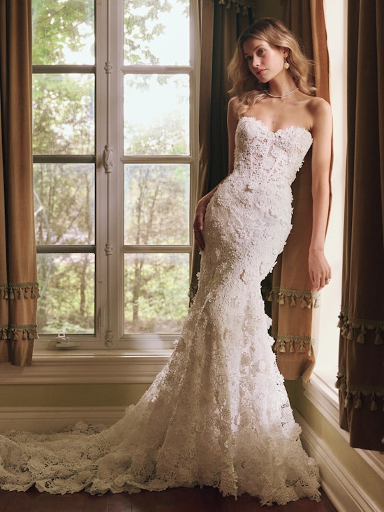Bride wearing Warner by Sottero and Midgley