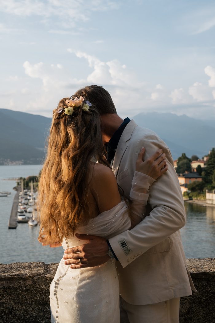Bride wearing Drew Marie by Maggie Sottero